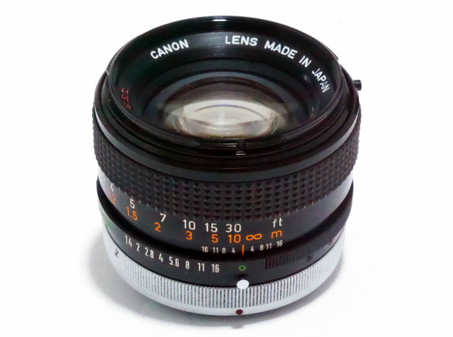 キヤノン FD 50mm1.4 S.S.C